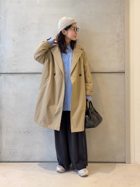 西野きよさん（レディース・152cm）の冬コーディネート