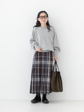 西野きよさん(レディース・152cm)の秋コーディネート