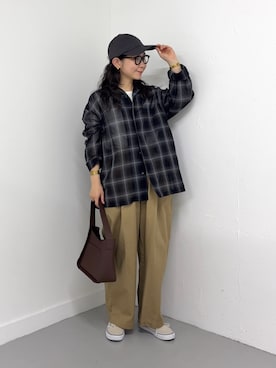 西野きよさん（レディース・152cm）の秋コーディネート
