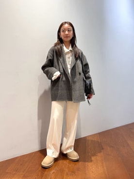 關（seki）さん（レディース・154cm）の冬コーディネート