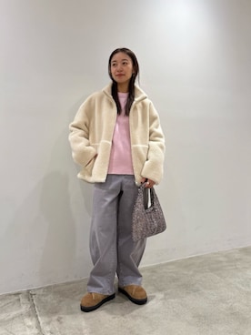 關（seki）さん（レディース・154cm）の冬コーディネート