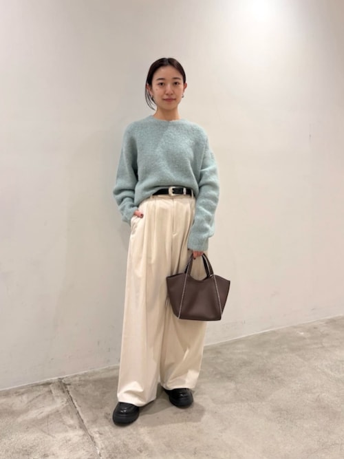 セール】アルパカブレンド シャギー ニットプルオーバー（ニット