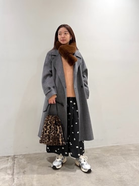 關（seki）さん（レディース・154cm）の冬コーディネート