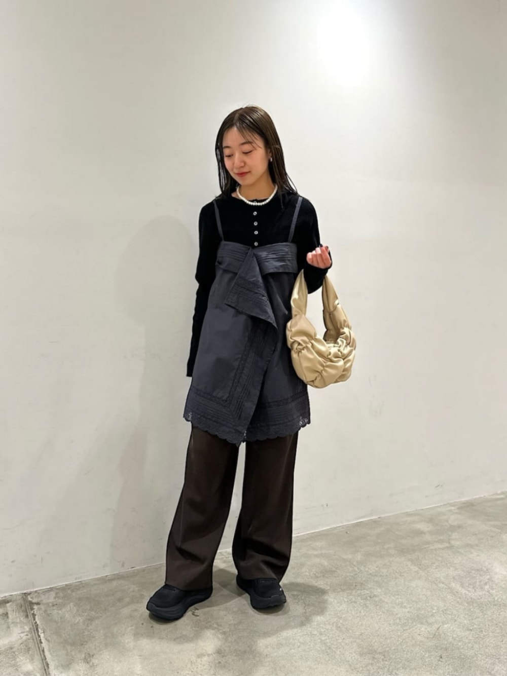 BEAUTY&YOUTH コットンレース ラップスカート＆キャミソール 2WAY BEAUTY&YOUTH UNITED ARROWS（ビューティーアンドユース