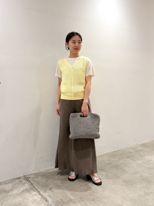 【美品】ビューティアンドユース　2way　ペーパースクエア　A4収納　かごバッグ BEAUTY＆YOUTH UNITED ARROWS かごバッグ カゴバッグ ペーパー