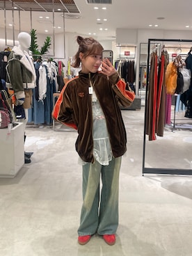 小林亜弥さん（レディース・158cm）の冬コーディネート