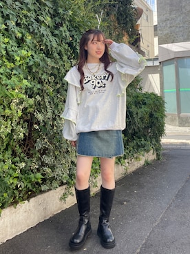 小林亜弥さん(レディース・157cm)の秋コーディネート