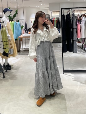 小林亜弥さん（レディース・158cm）の春コーディネート