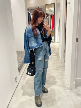 小林亜弥さん（レディース・157cm）の秋コーディネート