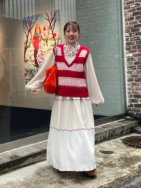 小林亜弥さん（レディース・158cm）の秋コーディネート