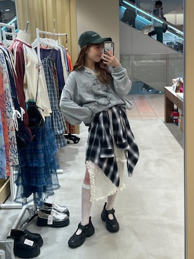 小林亜弥さん(レディース・158cm)の秋コーディネート