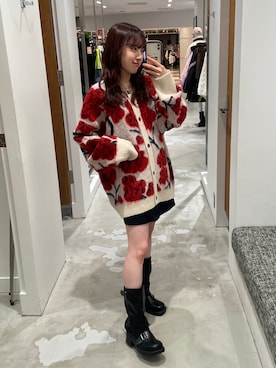 小林亜弥さん(レディース・158cm)の冬コーディネート