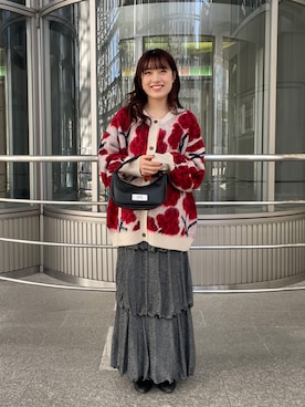 小林亜弥さんの「【GRAIN/グレイン】バイカラーラップバッグ ＃Canary」を使ったコーディネート