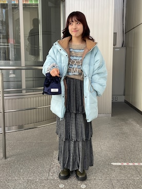 小林亜弥さん(レディース・158cm)の冬コーディネート