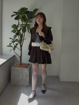 小林亜弥さん（レディース・158cm）の秋コーディネート