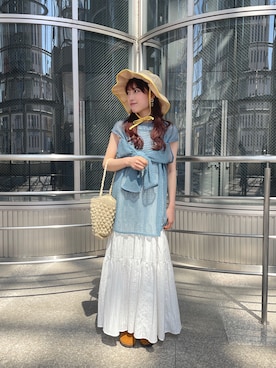 小林亜弥さん（レディース・158cm）の春コーディネート