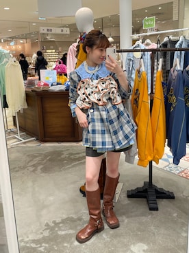 小林亜弥さん(レディース・158cm)の春コーディネート