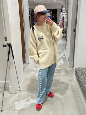 小林亜弥さん(レディース・158cm)の冬コーディネート