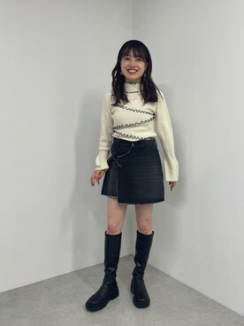 小林亜弥さん（レディース・157cm）の秋コーディネート