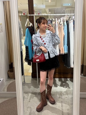 小林亜弥さん(レディース・158cm)の秋コーディネート