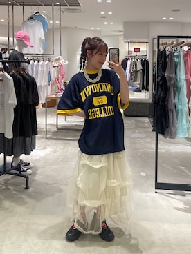 小林亜弥さん（レディース・158cm）の夏コーディネート