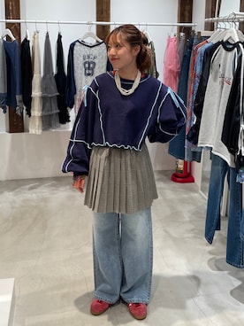 小林亜弥さん（レディース・158cm）の秋コーディネート