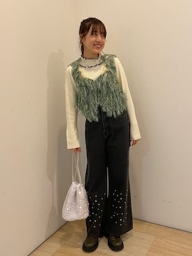小林亜弥さん（レディース・158cm）の秋コーディネート