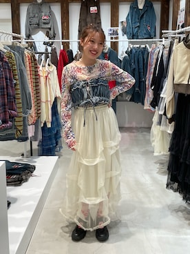 小林亜弥さん（レディース・158cm）の秋コーディネート