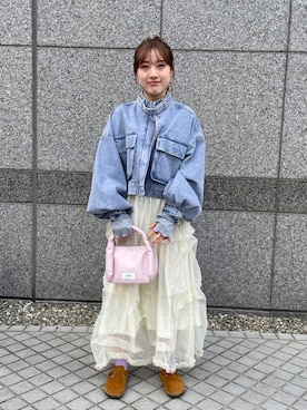 小林亜弥さん(レディース・158cm)の冬コーディネート