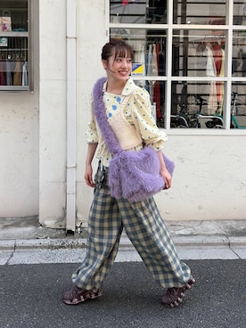 小林亜弥さん(レディース・158cm)の秋コーディネート