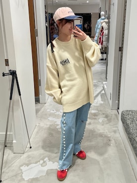 小林亜弥さん(レディース・158cm)の冬コーディネート