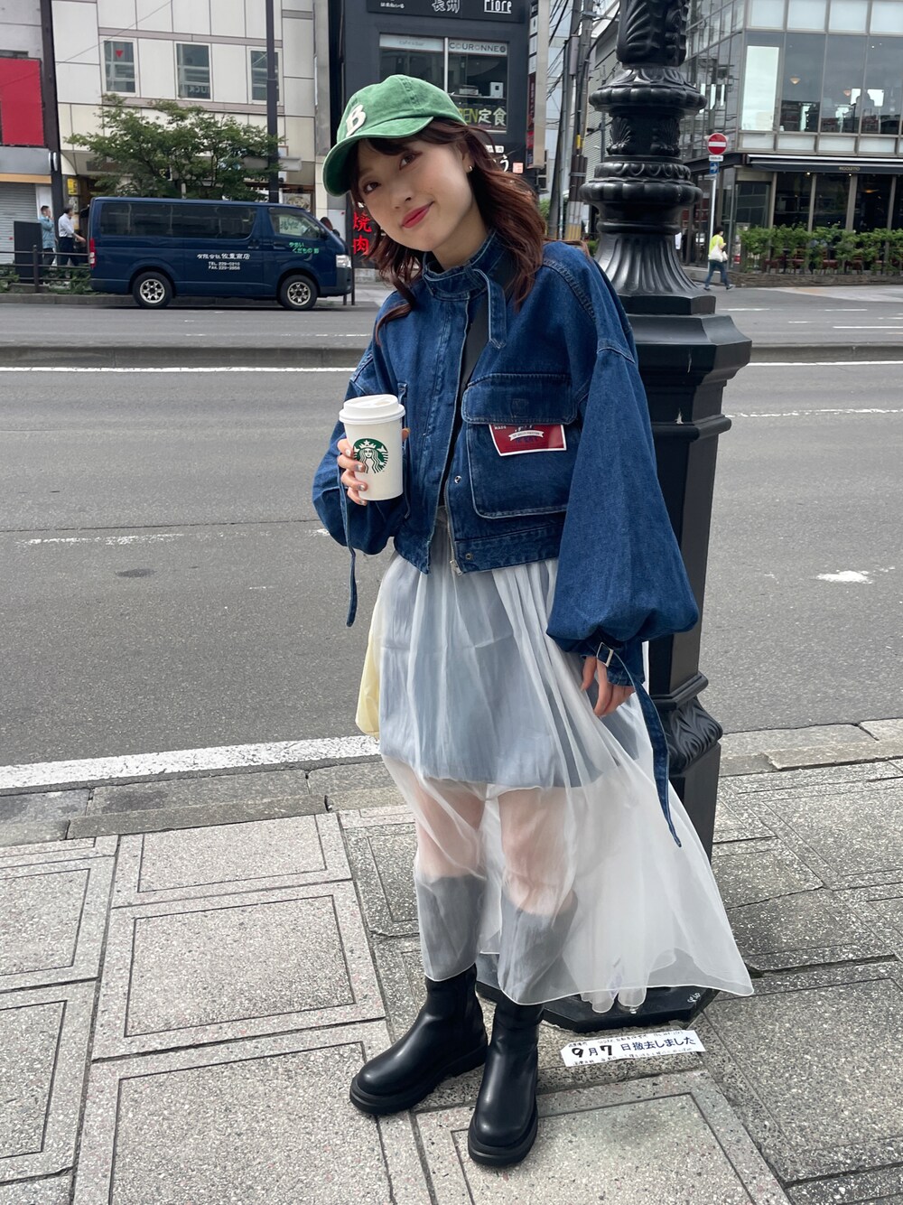 CONES BOSS × CIAOPANIC】袖ボリュームショート丈デニム