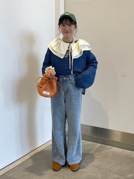 小林亜弥さん（レディース・158cm）の冬コーディネート