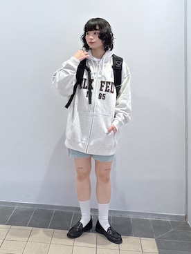「アイテム（キーホルダー）」を使った、ちさん（レディース・152cm）の秋コーディネート