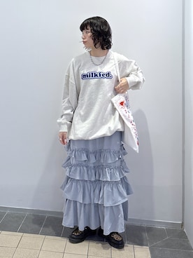 「アイテム（キーホルダー）」を使った、ちさん（レディース・152cm）の秋コーディネート