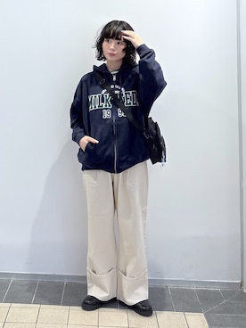 「アイテム（キーホルダー）」を使った、ちさん（レディース・152cm）の秋コーディネート