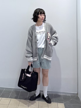 「アイテム（キーホルダー）」を使った、ちさん（レディース・152cm）の秋コーディネート