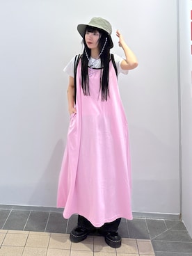 「アイテム（バックパック/リュック）」を使った、ちさん（レディース・152cm・20代）の夏コーディネート