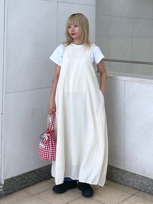 GINGHAM DRAWSTRING COOLER BAG（お弁当箱）｜MILKFED.（ミルク