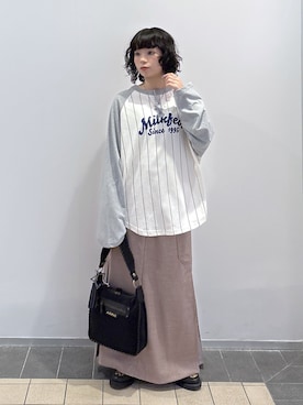「アイテム（キーホルダー）」を使った、ちさん（レディース・152cm）の秋コーディネート