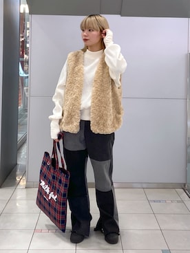 ちさん（レディース・152cm）の冬コーディネート