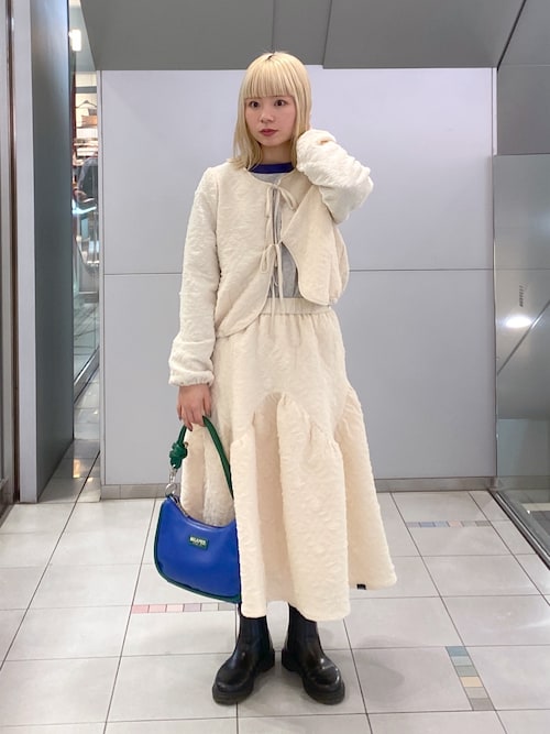 カーディガン TULLE JACQUARD BOLERO レディース セール】TULLE JACQUARD BOLERO（カーディガン/ボレロ