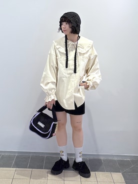 「アイテム（キーホルダー）」を使った、ちさん（レディース・152cm）の秋コーディネート