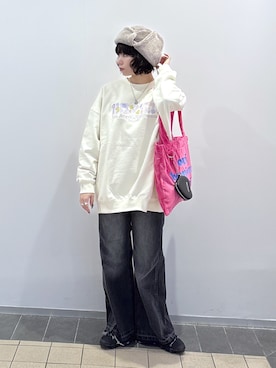 「アイテム（ポーチ）」を使った、ちさん（レディース・152cm）の冬コーディネート