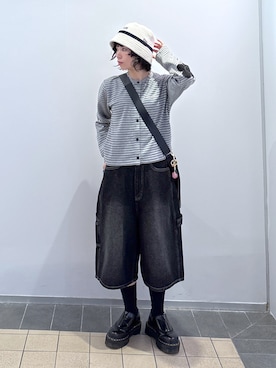 「アイテム（キーホルダー）」を使った、ちさん（レディース・152cm）の秋コーディネート