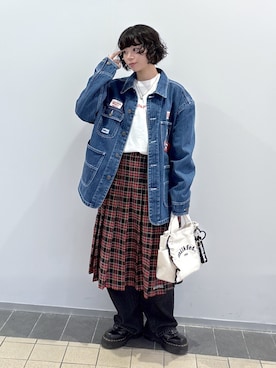「アイテム（キーホルダー）」を使った、ちさん（レディース・152cm）の秋コーディネート