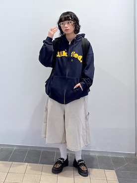「アイテム（キーホルダー）」を使った、ちさん（レディース・152cm）の秋コーディネート
