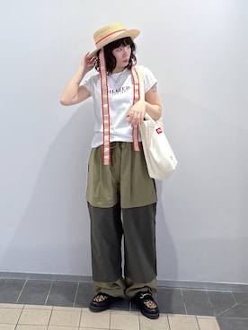 「MILKFED.（ミルクフェド）のアイテム」を使った、ちさん（レディース・152cm）の春コーディネート