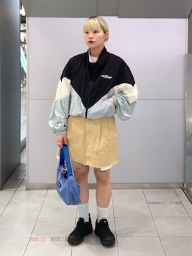 「アイテム（ブルゾン）」を使った、ちさん（レディース・152cm・20代）の春コーディネート