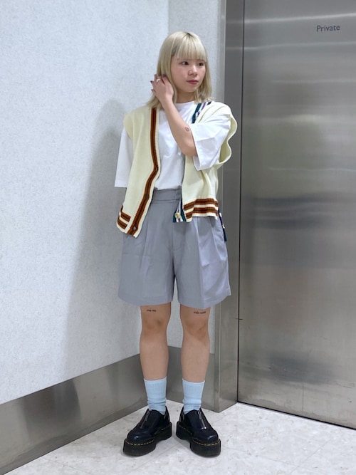 セール】STRIPED KNIT VEST（ベスト）｜MILKFED.（ミルクフェド
